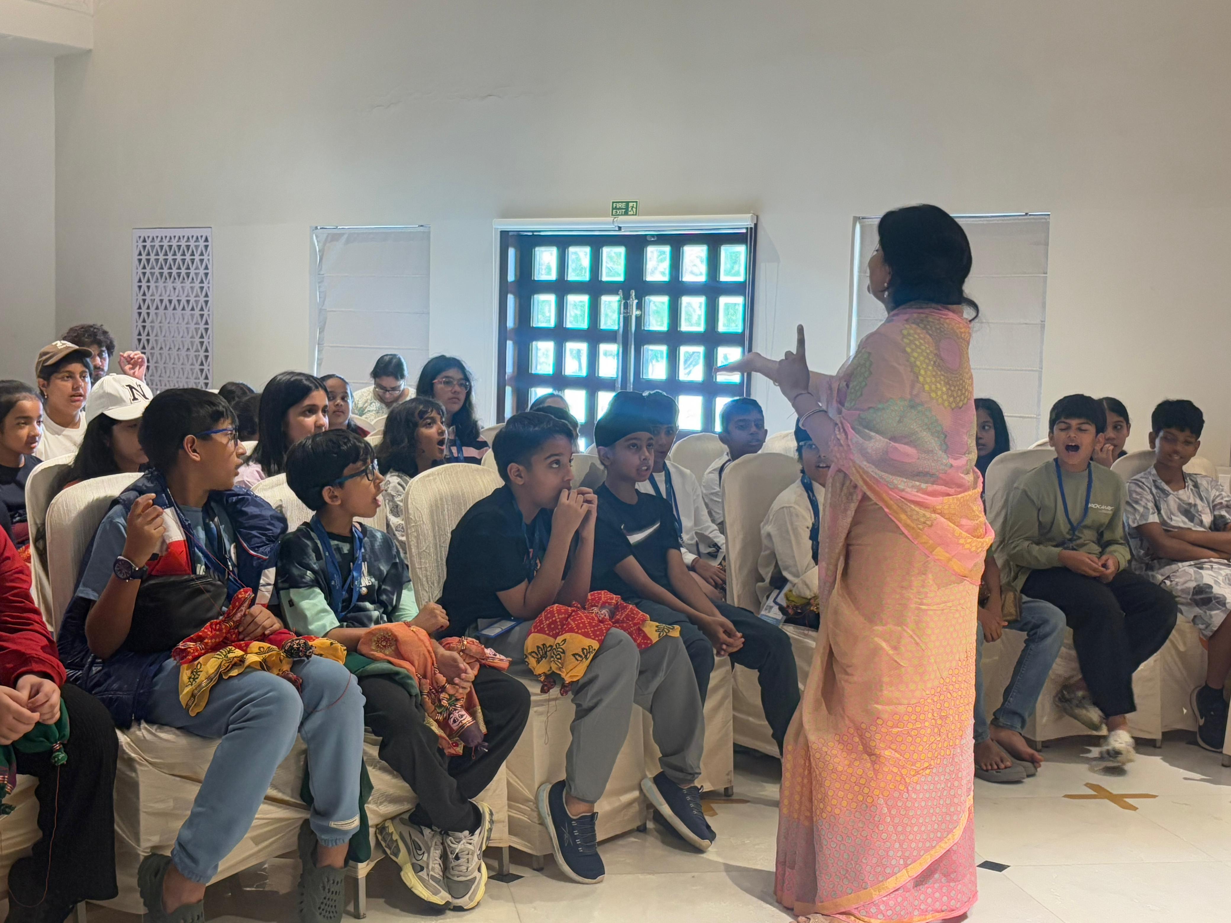 Beginners Reading Club - children at storytelling session